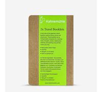 Hahnemühle Sketchbook Travel Booklet, 9 x 14 cm, Portrait, 20 Sheets, Pack of 2