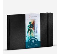 Hahnemühle Watercolour Book 100% Cotton, 250 g/m², Matte, Surface-Glued, 30 Sheets/60 Pages, Watercolour Book (A5 - Landscape Format)
