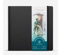 Hahnemuhle : Watercolour Book : 100% Cotton : Portrait : 250gsm : 30 Sheets : 19.5x19.5cm (Apx.8x8in) : Not