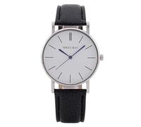 hahuha Young Man Watch Sleek Minimalist Fashion with Strap Dial Men's Quartz Leather Watch Gift Watch Efv-110d
