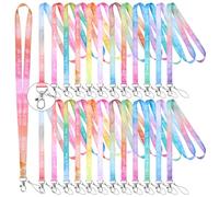 Haiabei 24Pcs Motivational Inspirational Quotes Employee Appreciation Gifts Bulk Lanyard Lanyards Wrist Neck Lanyards Keychain Badge Holder Phone String Holder Lanyard Holders for ID Badges,Name Tag