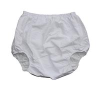 Haian Adult Incontinence Pull-on PVC & Flannel Pants Color White (Large)
