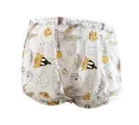 Haian High-Waisted Adult Incontinence Pull-on Plastic Printed Waterproof Pants 3 Pack (L, Bunny)