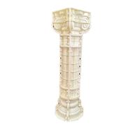 HaiAng Mould Roman Column Mold Cement Round Column European Villa gate Plastic Building Template Smooth Round Column Mold 15 Diameter Height 100cm/39.37in, White, HA001a