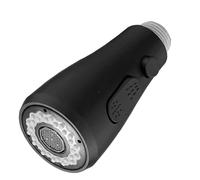 Haiba 2 Function Kitchen Tap Spray Head Replacement Part, Pull Out Settings Shower Head for Kitchen Bathroom Mixer Faucet Black