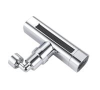 Haiba 360° Swivel Faucet-Extender Aerator with Adapter Accessories, Multifunctional Universal Robotic Arm, 3-Mode, Silver