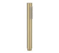 Haiba Hand Shower Round Wand Handheld Shower Spray High Pressure Single Function Luxury Hand Showerhead Brushed Gold