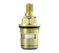Haiba Replacement Brass Ceramic Disc Tap Valve Insert Gland Cartridge Quarter Turn 1/2" for Bathroom Kitchen Tap (Hot)