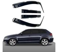 Haibak Wind Deflectors Set Compatible with Audi A3 MK2 Sportback/Hatchback 2003-2012 | 4-Piece Car Window Deflectors | Tinted In-Channel Rain Guards for 5-Door