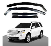 Haibak - Wind Deflectors Set Compatible with Land Rover Freelander MK2 5 Door 2006-2015 - Tinted In-Channel Window Visors (4Pcs)