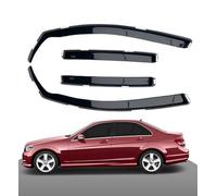 Haibak Wind Deflectors Set Compatible with Mercedes Benz C Class W204 2007-2014, 4 Door Saloon, 4Pcs Tinted In-Channel Window Visors, Car Side Rain Guards