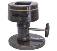 HAIBEIR Antique 4 Way Millinery Hat Sizer Stretcher Vintage Mechanical Wood Hat Block Display Stand Brown