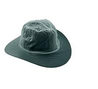 HAIBEIR Clear PVC Hat Rain Cover, 2 Pack, Elastic, Waterproof, Dust Resistant, Fits 7 1/4 - Extra Large, Unisex-Adults, Fedora, Cowboy, Western, Sun Hats