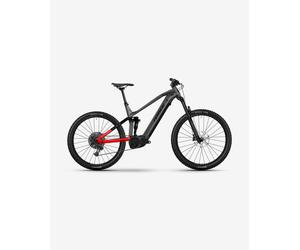 Haibike Allmtn 4 Electric Bike i800Wh SRAM NX Eagle Grey Red - L