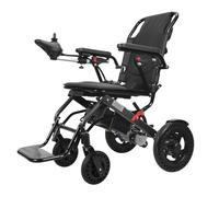 Haibinsuo Lightweight Foldable Electric Wheelchair for Adults - 500W Motor, 12 Mile Range Portable Mobility Scooter with Anti-Tilt Design for Adults Elderly Seniors Disabled 22kg (50lbs, UK)