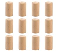 HAICN 12Pieces Wood Essential Oil Diffuser Cylindrical Shape Aroma Refreshing Sleep Aid Portable Mini Oil Diffuser for Home Office