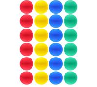 HAICN 24Pcs Soft Foam Balls 1.57 Inch Lightweight EVA Sponge Balls Mixed Color Stress Relief Soft Foam Spheres Indoor Outdoor Activity Party Decoration Supplies.
