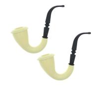 HAICN 2Pcs Sherlock Holmes Style Pipe Fancy Dress Accessory Detective Spy Secret Agent Historical World Book Day Outfit for Children Kids