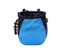 HAICN Climbing Chalk Bag Drawstring Magnesia Sack Adjustable Belt Chalk Bags Climbing Equipment for Fitness Gymnastics Rock Climbing Fitness Weightlifting (Blue)