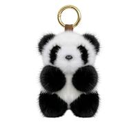 HAICN Panda Keychain Cute Cartoon Panda Keychain With Soft Plush Animal Design Creative Bag Decoration Pendants for Gift Decoration Key Accessories
