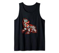 Haida art, Native American Style, Bear Totem Tank Top
