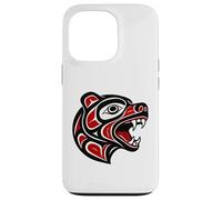 Haida Bear Indigenous Pacific Northwest Tribal Design Case for iPhone 13 Pro
