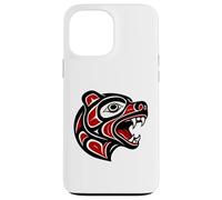 Haida Bear Indigenous Pacific Northwest Tribal Design Case for iPhone 13 Pro Max