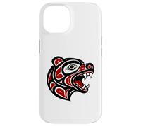 Haida Bear Indigenous Pacific Northwest Tribal Design Case for iPhone 14