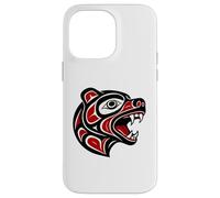Haida Bear Indigenous Pacific Northwest Tribal Design Case for iPhone 14 Pro Max