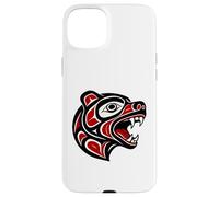 Haida Bear Indigenous Pacific Northwest Tribal Design Case for iPhone 15 Plus