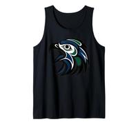 Haida Eagle Tribal Design - Pacific Northwest Indigenous Art Tank Top