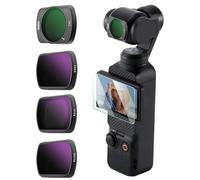 Haida NanoPro Magnetic 4-Pack Filter Kit Compatible with DJI Osmo Pocket 3, CPL ND16 ND64 ND256 Filters, HD Optical Glass Multi-Coated Aluminum Frame Gimbal Safe Creator Combo Accessories