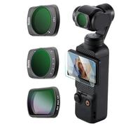 Haida NanoPro Magnetic Filter Kit Compatible with DJI Osmo Pocket 3 - CPL Polarizer, Variable ND (ND2-ND32) Filter, and Mist Black 1/4 Diffusion Filter - HD Nano Optical Glass, 1 Screen Protectors
