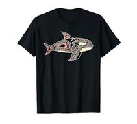 Haida Orca Native American Pacific Northwest Tribe Heritage T-Shirt