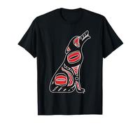 Haida Wolf American Indian Native America Indigenous T-Shirt