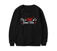 Haiden Henderson Merch Hell of a Good Time Crewneck Pullover Hoodie For Men Women Sweatshirt (BLACK,XL)