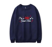 Haiden Henderson Merch Hell of a Good Time Crewneck Pullover Hoodie For Men Women Sweatshirt (NAVY,S)