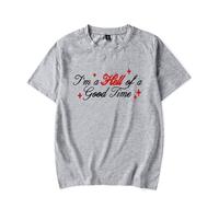 Haiden Henderson Merch Hell of a Good Time T-Shirt Streetwear Tshirt Shirt Men Women Short Sleeve (Grey,XXS)