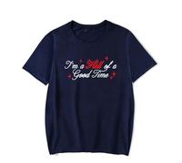 Haiden Henderson Merch Hell of a Good Time T-Shirt Streetwear Tshirt Shirt Men Women Short Sleeve (Navy,XXS)