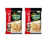 Haidilao Chinese Hot Pot Soup Base Seasoning Sauce 海底捞火鍋湯料 (Canton Style Pork Tripe & Chicken Flavour Soup Base 190g (Pack of 2))