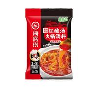 Haidilao Guizhou Style Red Sour Hot Pot Soup Base 240g (2 x 120g), 0 Additives Sour & Spicy Hot Pot Seasoning, Authentic Chinese Hot Pot Broth for Home Cooking