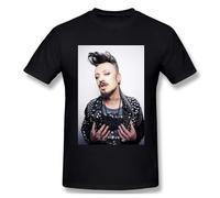 HAIDIOU Culture-Club-New-Men-s-Fashion-Cotton-Trend-T-Shirt-Short-Sleeves-Black-S-4 Black L