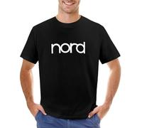 HAIDIOU Nord-Piano-Keyboards-Brands-T-Shirt-Oversized-t-Shirt-Customized-t-Shirts-Quick-Drying-t-Shirt Black L