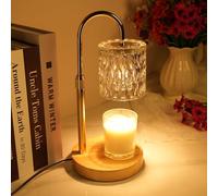 HAIDOLIANG - Candle Warmer Lamp with Timer and Dimmer, Adjustable Height and Brightness, Electric Wax Warmer with 2 Bulbs for Women and Mom, Home Decor for Candles