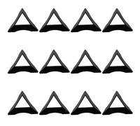 Haidong Stand Speed Cube Holder Plastic Magic Cubes Base Holder（Black）-12PCS