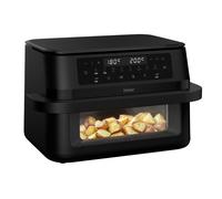 Haier 11L Flex Double Drawer Airfryer - Dual Drawer Large Air Fryer with Removable Separator and Viewing Window, Single & Double Zone Convertible, 8
