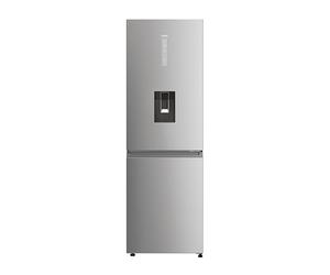 Haier 2D 60 Series 5 Pro Freestanding Fridge Freezer 60/40 with Water Dispenser, 2 Doors, D Class, Total No Frost, 349L Total Capacity, hOn App, AI & Wi-Fi Connected, Inox, 60x67x185 cm - HDPW5618DWPK