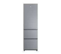 Haier 3D 55 Series 3 HTR3518ENMXK 185cm 60/40 Total No Frost Fridge Freezer - Stainless Steel Effect - E Rated