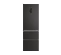 Haier 3D 60 Series 3 HTW3618ENPB Wifi Connected 185cm 60/40 No Frost Fridge Freezer - Slate Black - E Rated