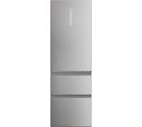 Haier 3D 60 Series 5 HTW5618ENMG Wifi Connected 185cm 60/40 Total No Frost Fridge Freezer - Silver Silver